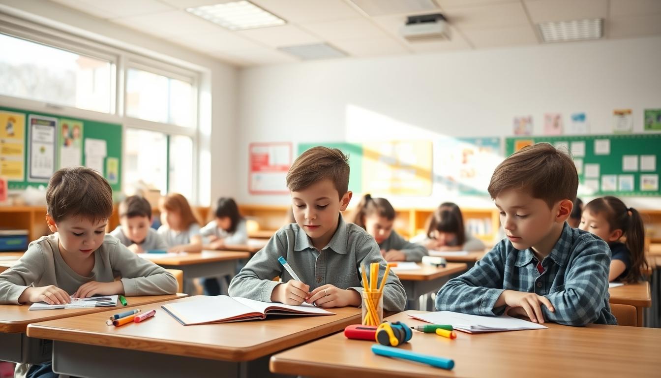 Student developing practical and academic skills